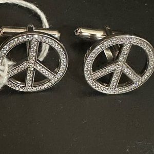 Sterling silver piece cufflinks